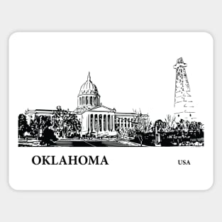 Oklahoma State USA Sticker